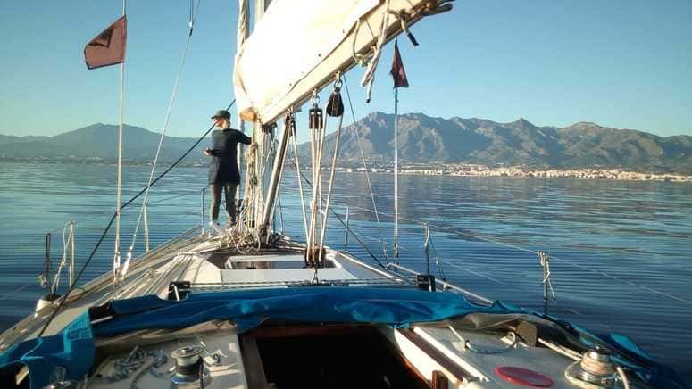 Paseo velero costa Marbella
