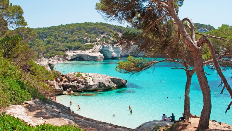 barco playas norte menorca
