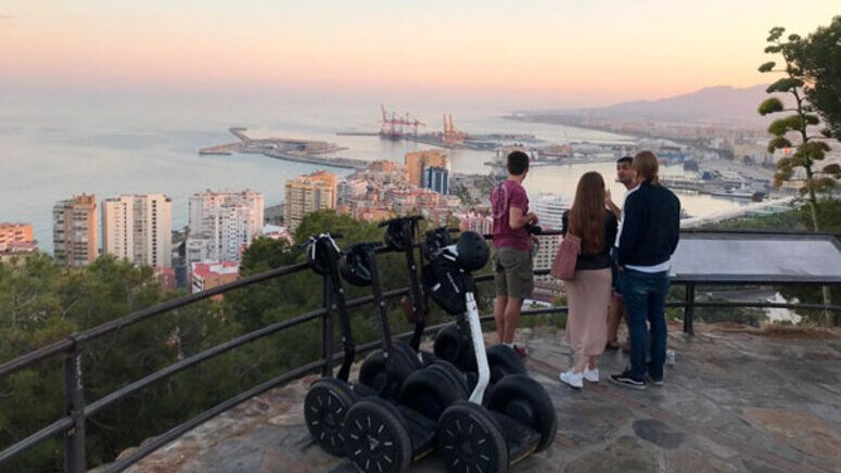 Tour panorámico segway por Málaga