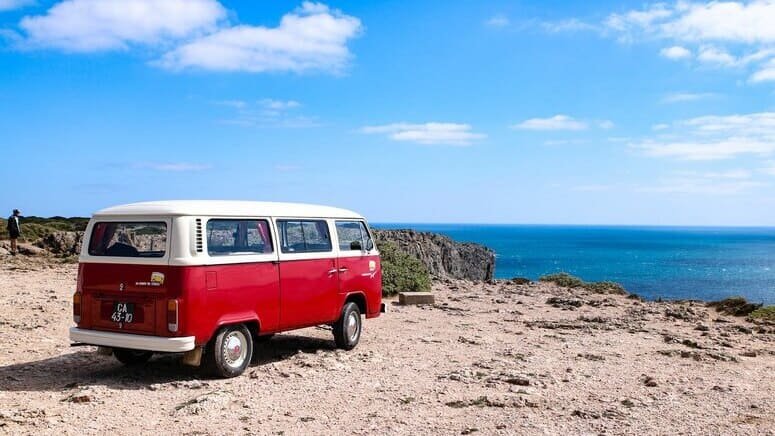 excursion furgoneta vintage naturaleza algarve