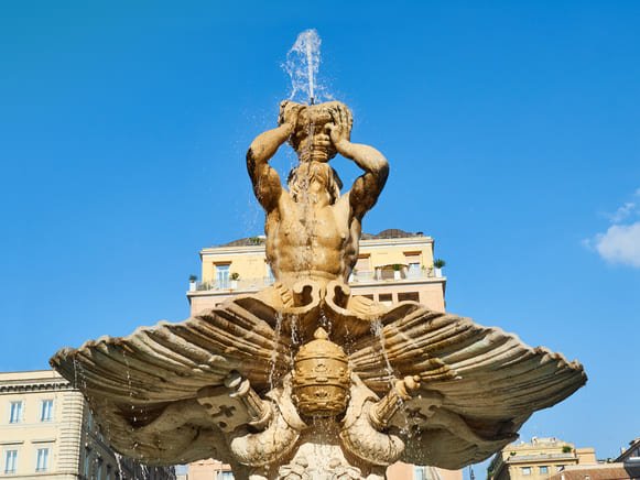 plazas y fuentes roma