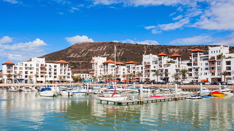Paseo barco comida típica Agadir