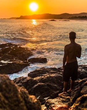 Visita playa nudista Zipolite y comida típica