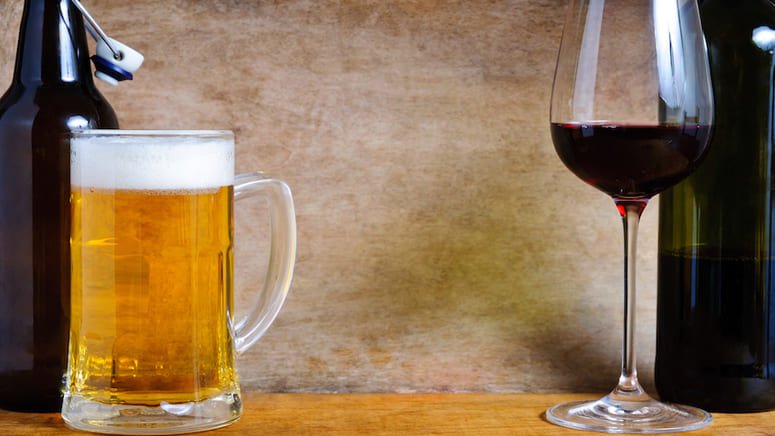Cata vino y cerveza cena