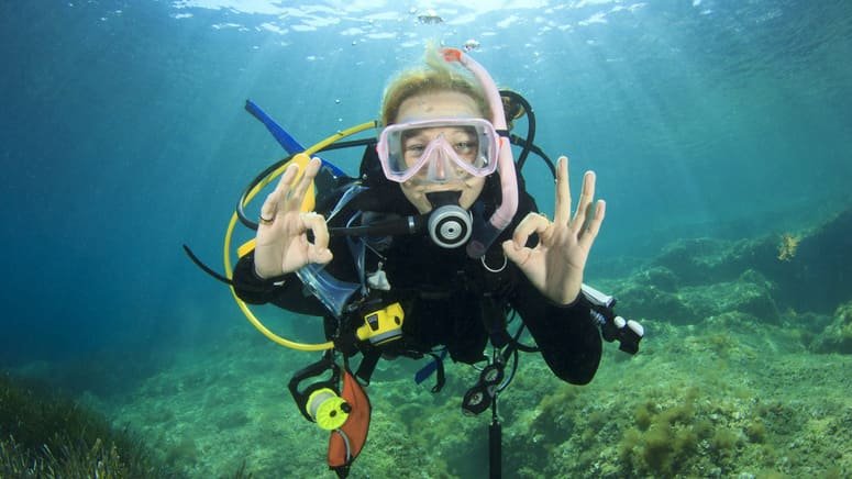 bautismo Inicio buceo Tossa del Mar