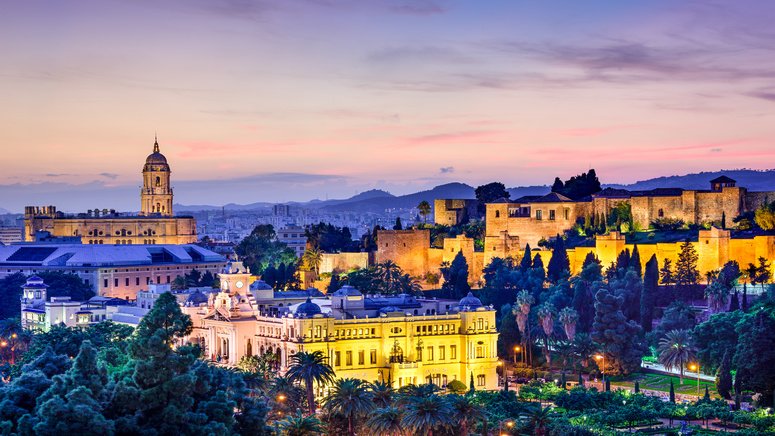 free tour malaga atardecer