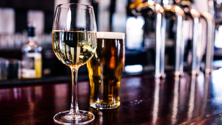 Cata vino y cerveza cena