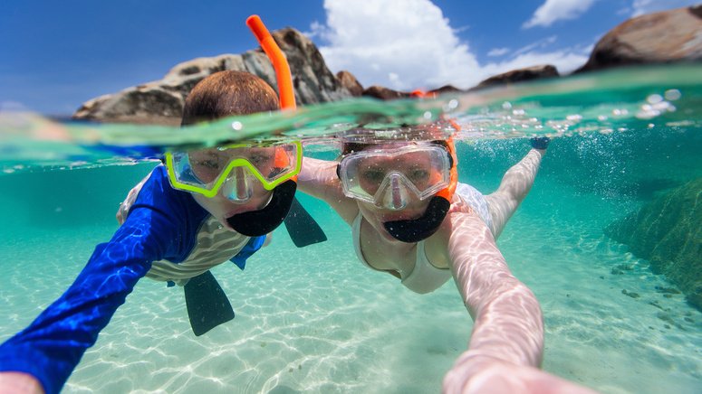 Snorkel La Entrega y comida