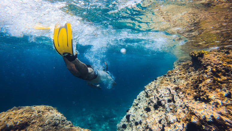 Aventura paddleboard snorkel El Arco