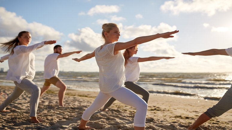 clase yoga isla lobos