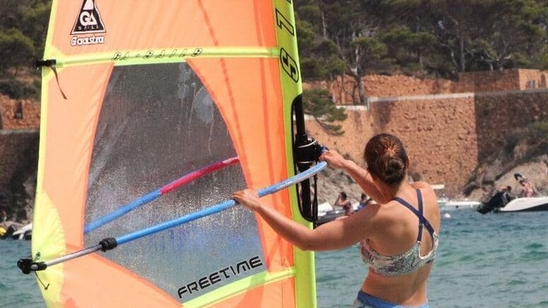 Clase  windsurf Costa Brava