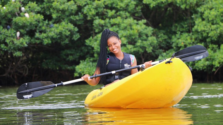 Nada delfines kayak Montego Bay