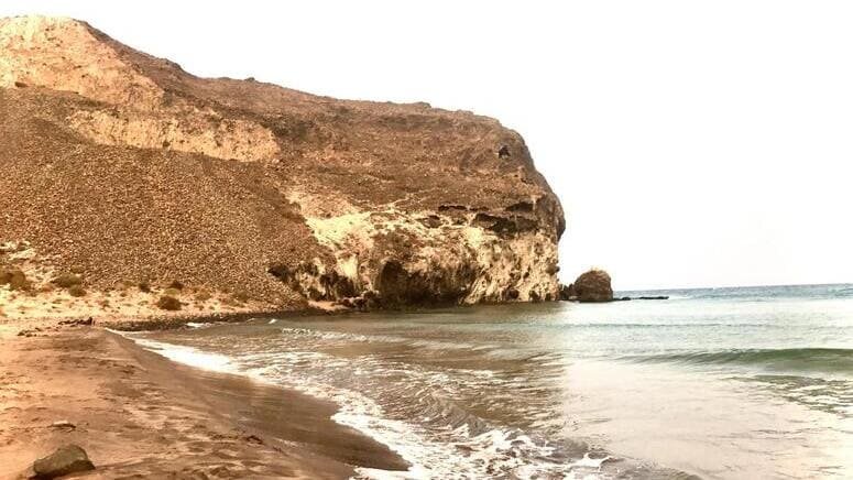Senderismo baño atardecer Cabo Gata