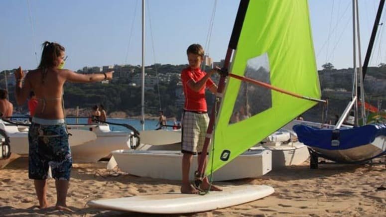 Clase  windsurf Costa Brava