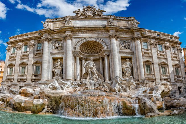 plazas y fuentes roma