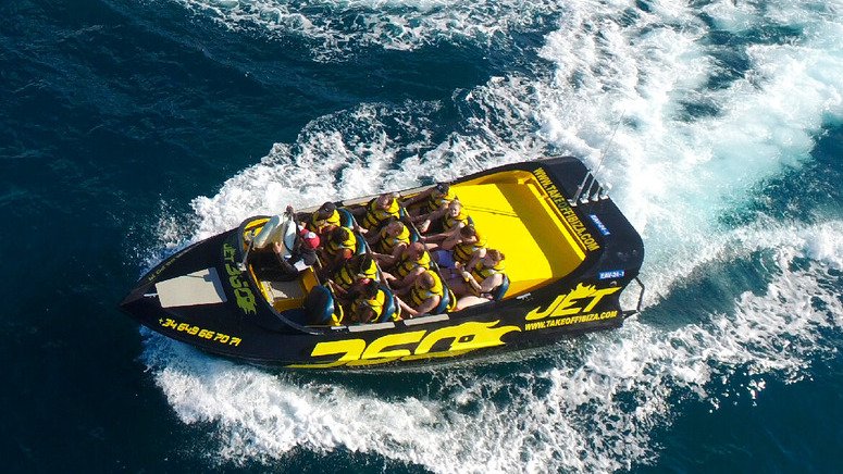 Jet Boat 360º montaña rusa alta mar