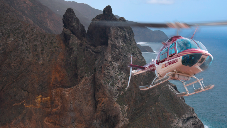 Tour helicóptero Isla Baja desde Adeje