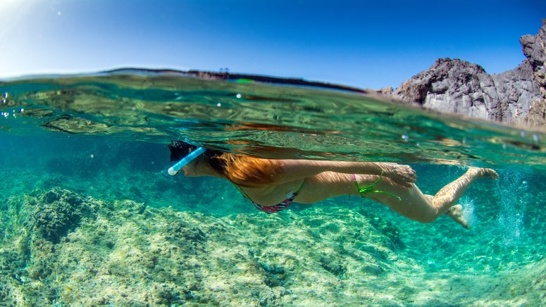 snorkel menorca