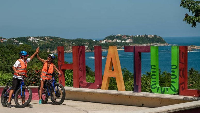 Tour de 3 horas en bicicleta eléctrica por Huatulco 