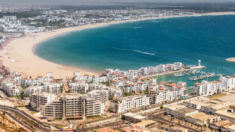 Paseo barco comida típica Agadir