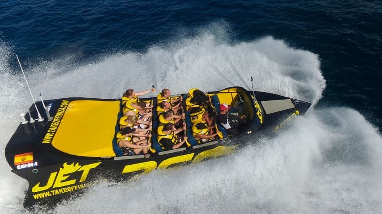 Jet Boat 360º montaña rusa alta mar