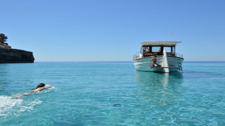 ruta barco calas sur menorca