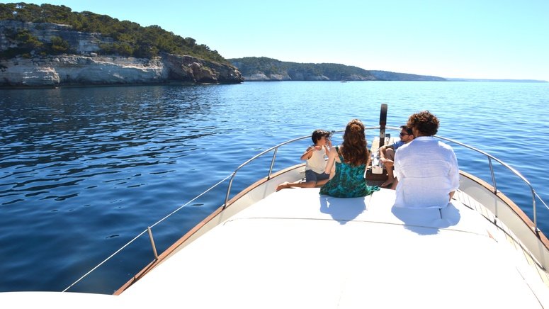 ruta barco calas sur menorca