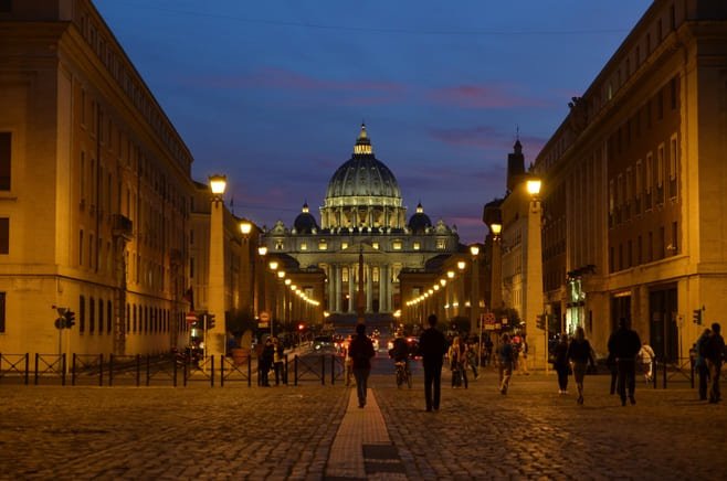 tour nocturno roma iluminada