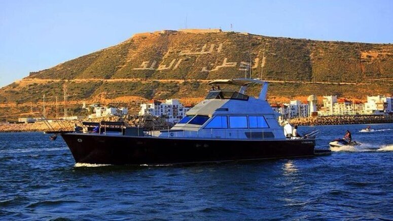 Paseo barco costa Agadir