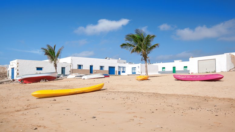catamarán graciosa lanzarote comida
