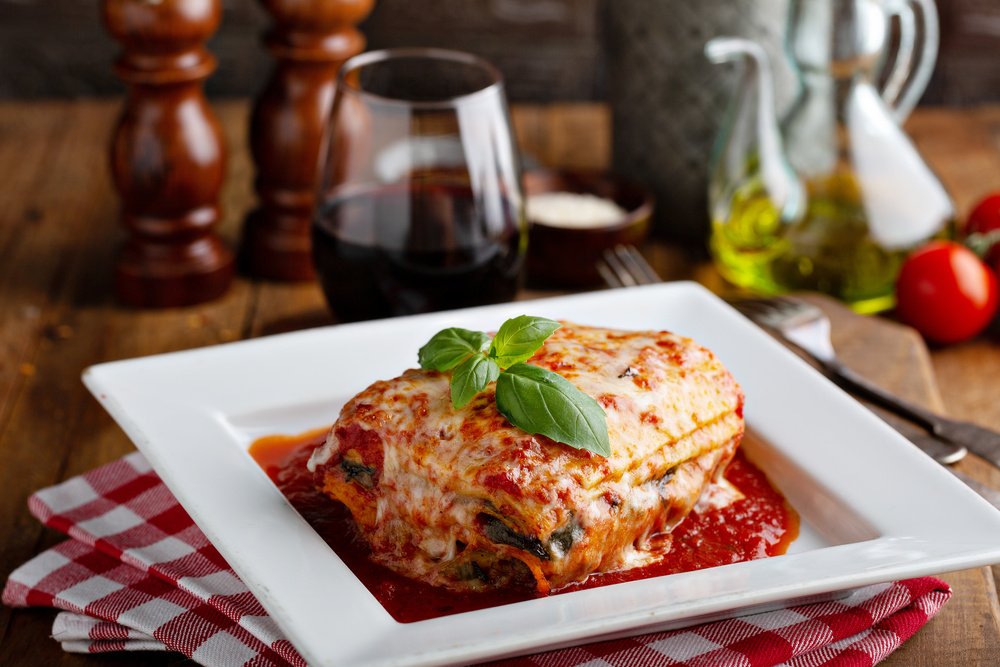 La lasaña, una de las comidas más típicas de Italia