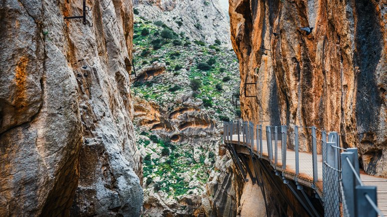 visita guiada caminito rey transporte