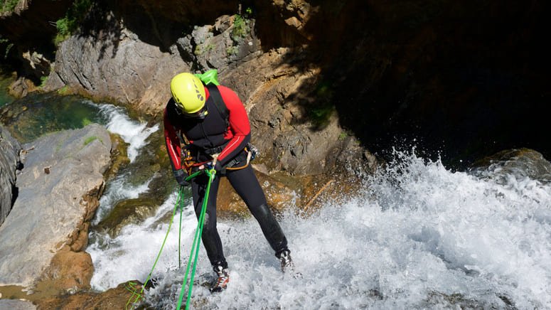 bautismo escalada rapel torrelodones