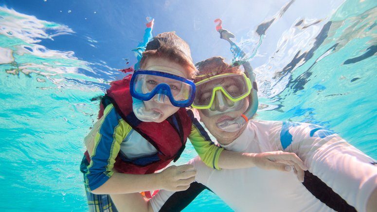 Snorkel, cuevas playas escondidas Ferragudo