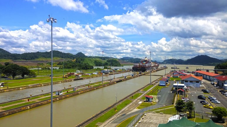 Recorrido parcial canal Panamá