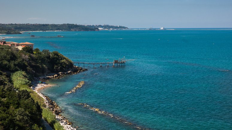 paseo privado barco costa trabocchi lido riccio