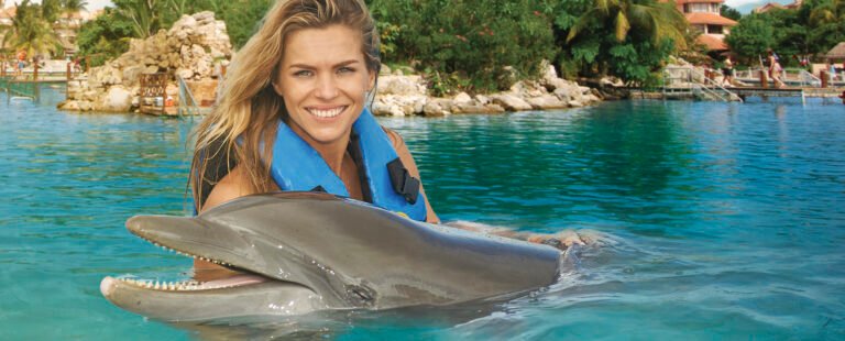 Nada delfines Riviera Maya