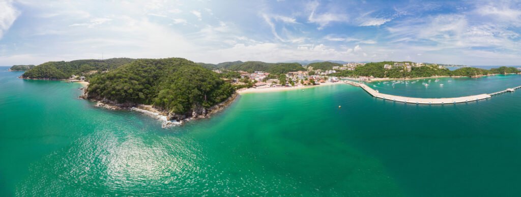 Tour privado lancha bahía Huatulco