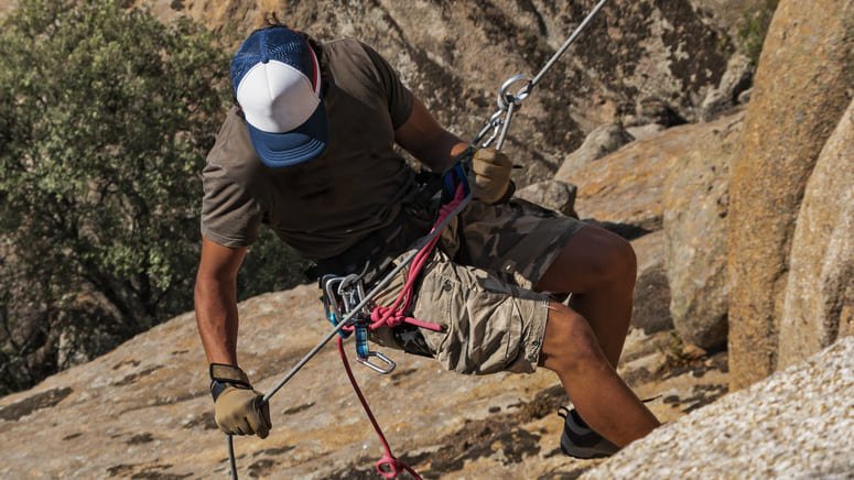 bautismo escalada rapel torrelodones